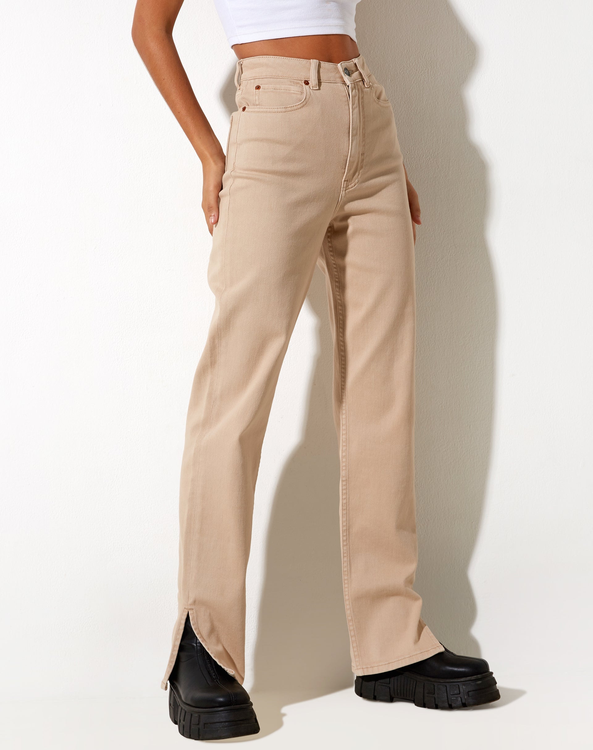Afbeelding van Rechte Jeans in Winter Sandwash