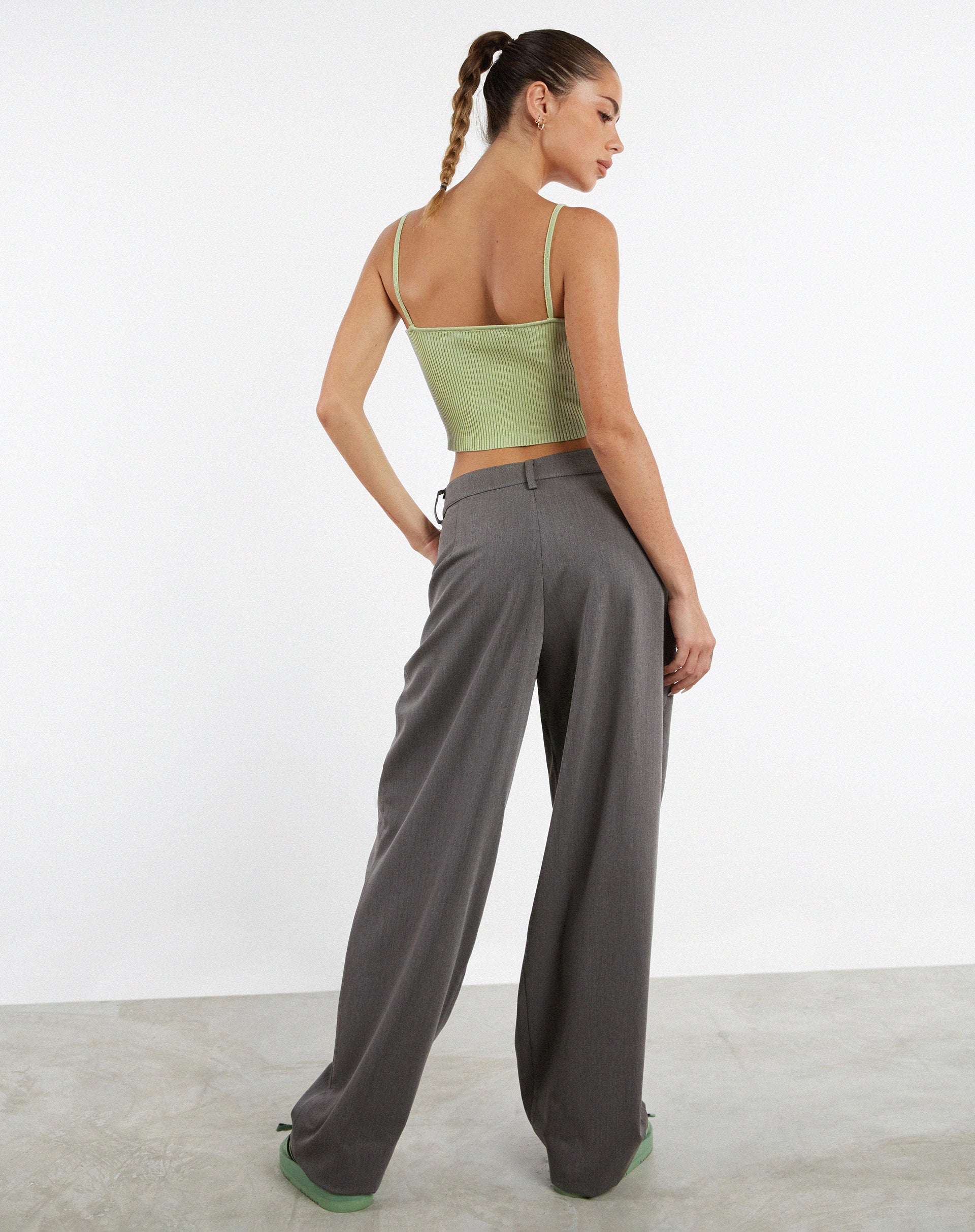Afbeelding van MOTEL X JACQUIE Suhari Top in ribtricot Pastel Lime