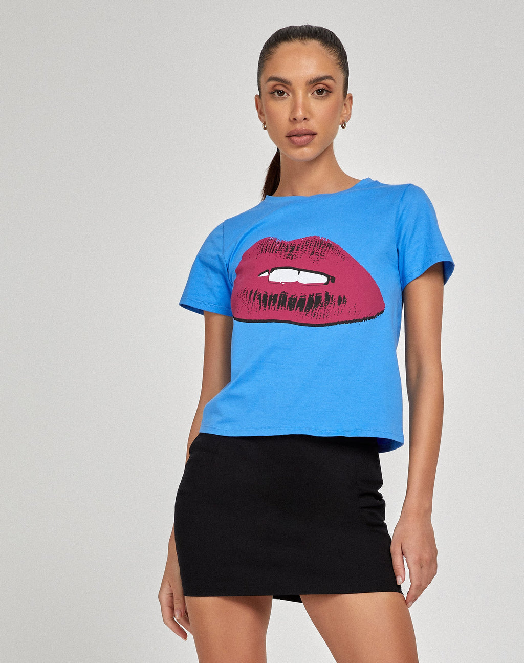 Sulo Top in Sweetheart Blauw