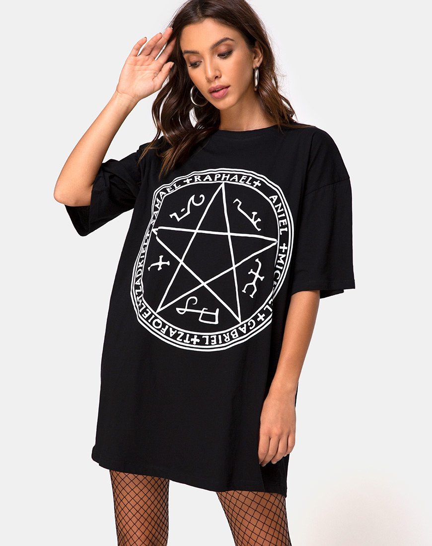 Sunny Kiss T-shirt in Black Devil Trap