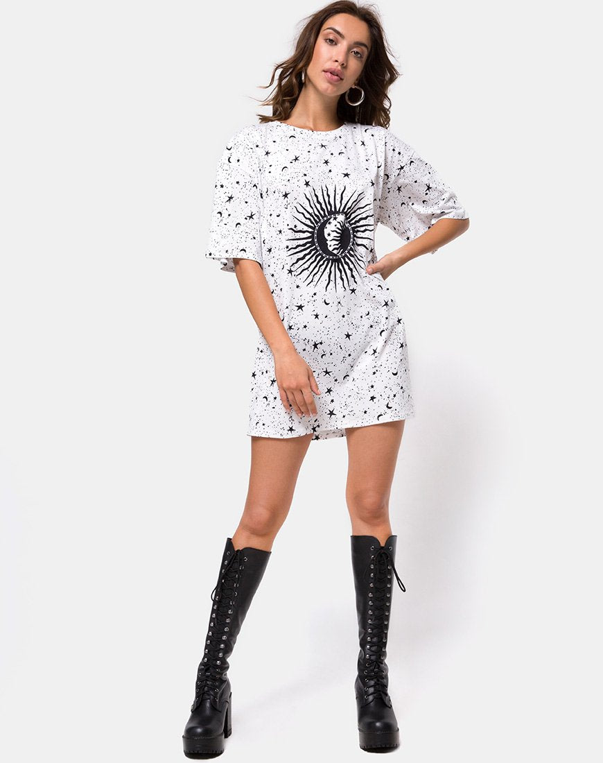 Afbeelding van Zonnig kusje T-shirt in wit Cosmo