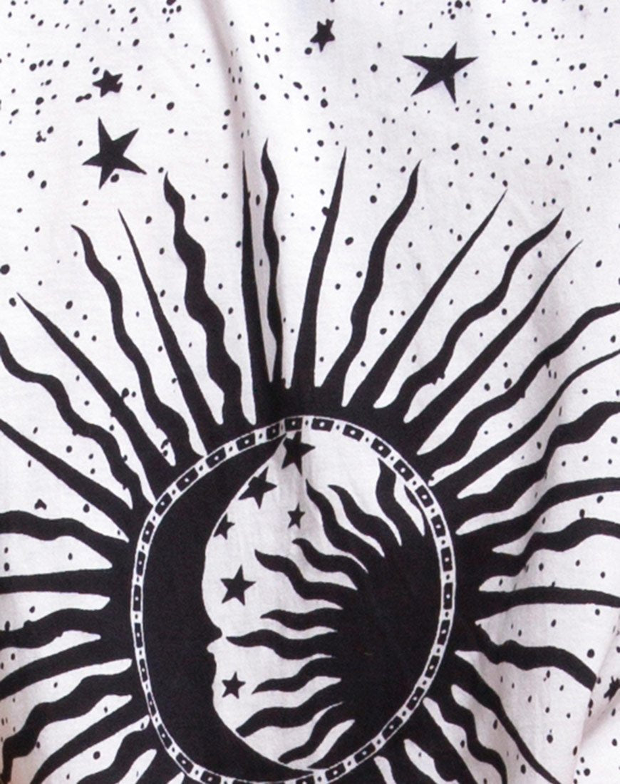Afbeelding van Zonnig kusje T-shirt in wit Cosmo