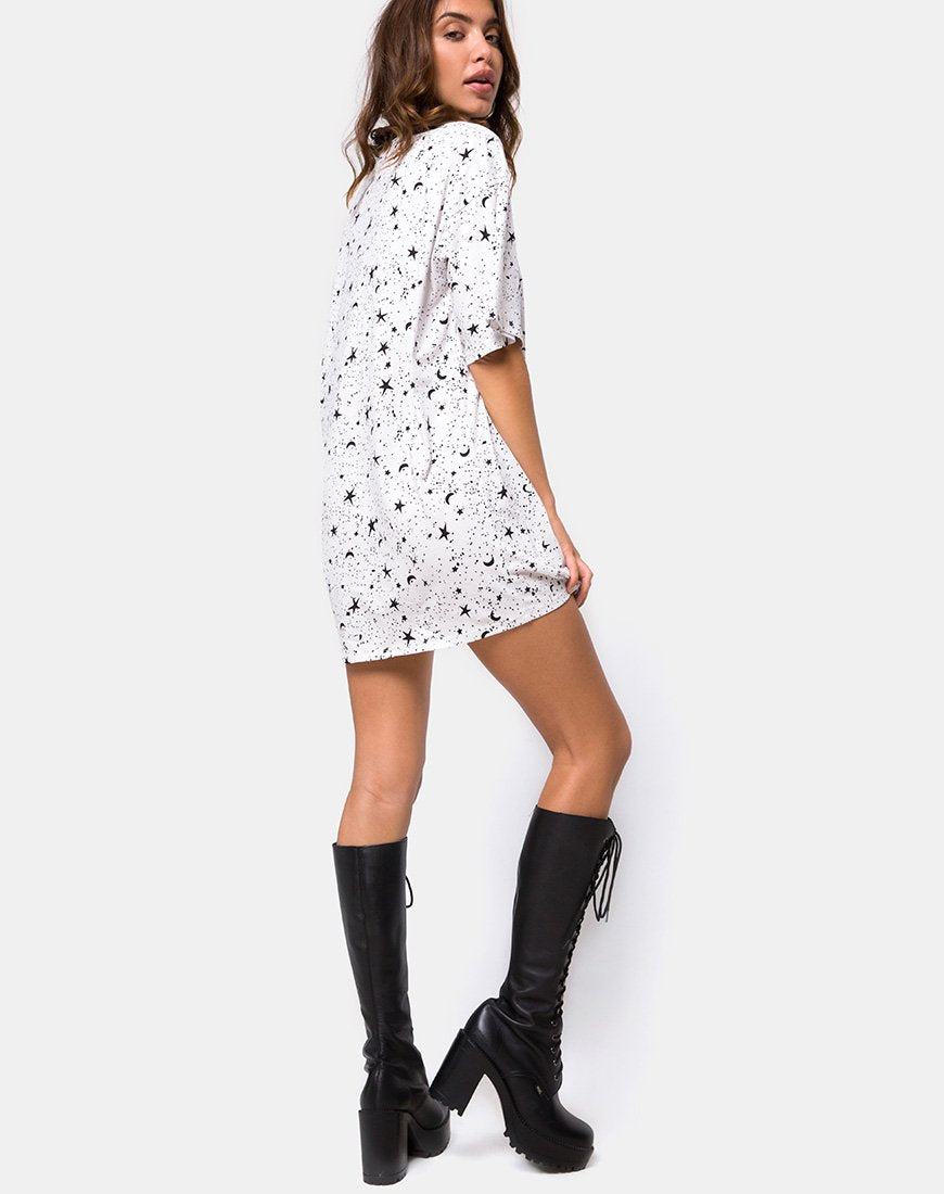 Sunny Kiss T-shirt in White Cosmo
