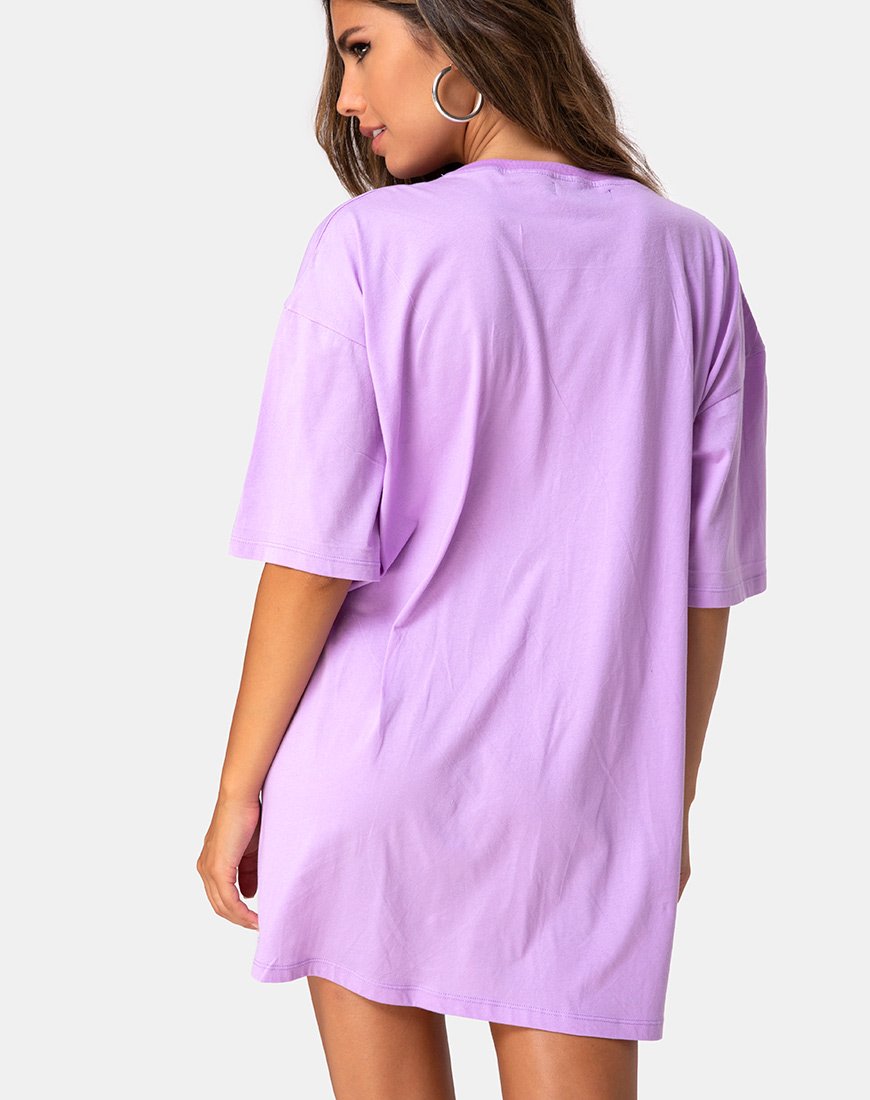 Afbeelding van Sunny Kiss T-shirt in lila All of My Bones