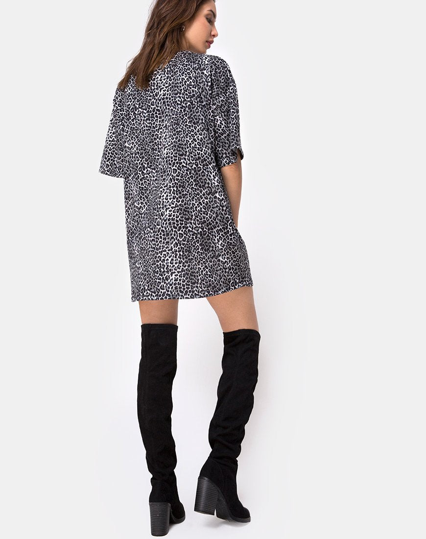 Afbeelding van Sunny Kiss T-shirt in Rar Leopard Grey