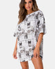 Afbeelding van Zonnige kus T-shirt in Tarot