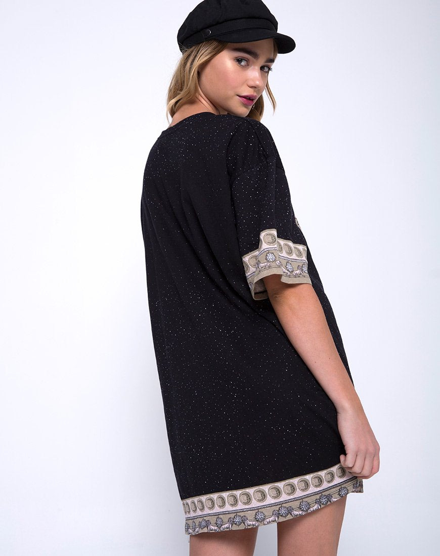 Sunny Kiss Oversize T-shirt in Eclipse Placement