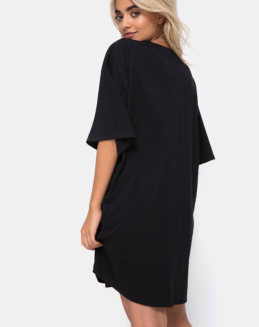 Sunny Kiss Oversize T-shirt in Tokio Techno