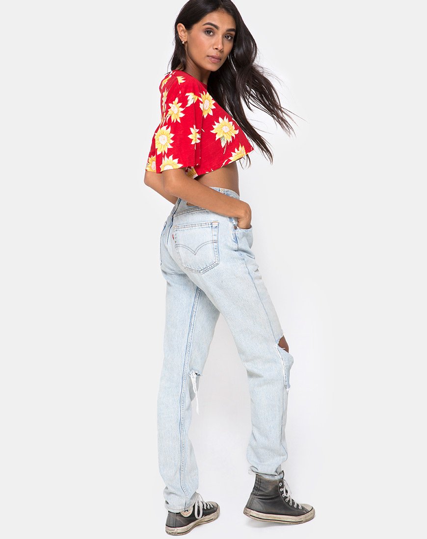 Afbeelding van Super Cropped Tee in Sunny Days