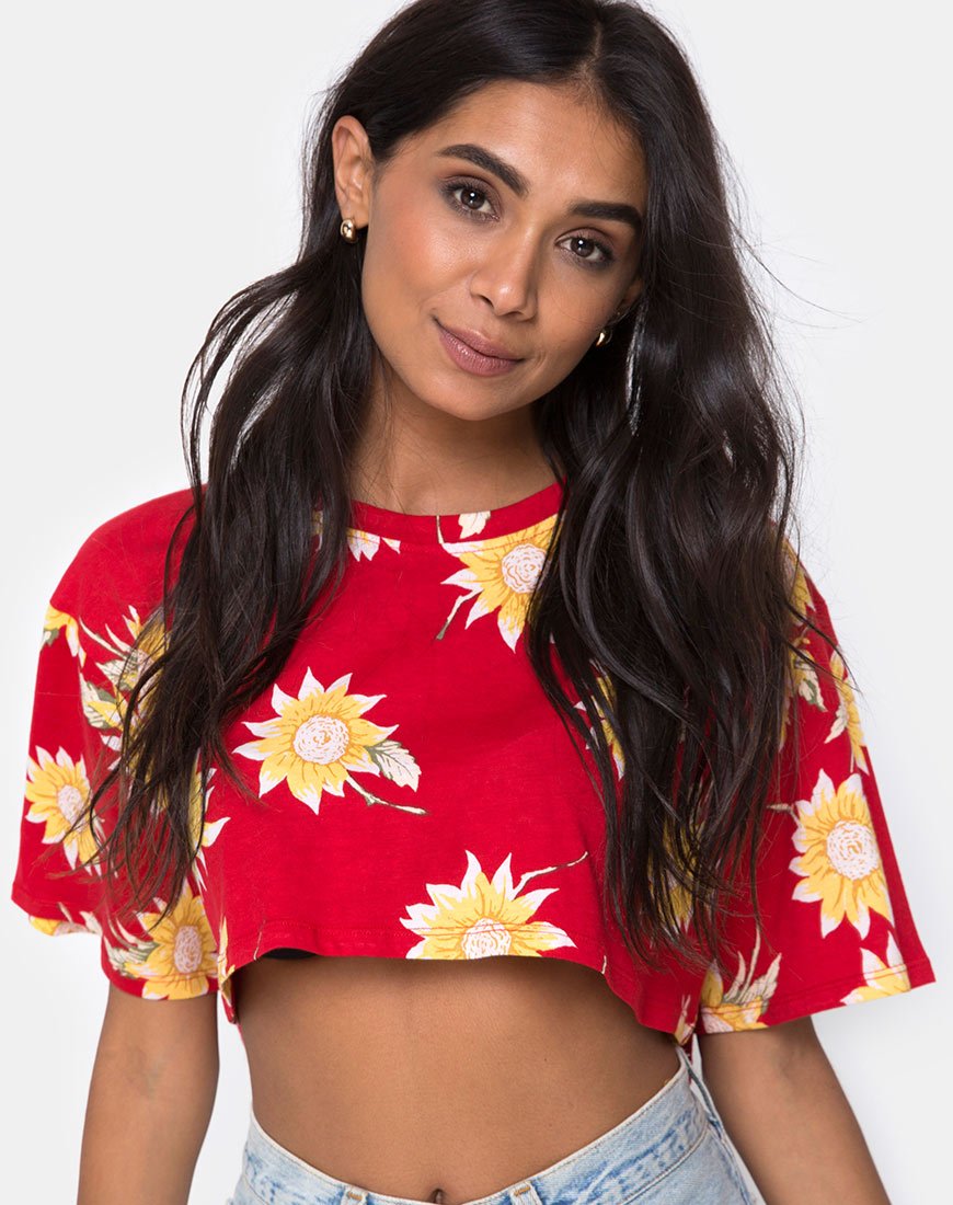 Super Cropped T-shirt in Sunny Days