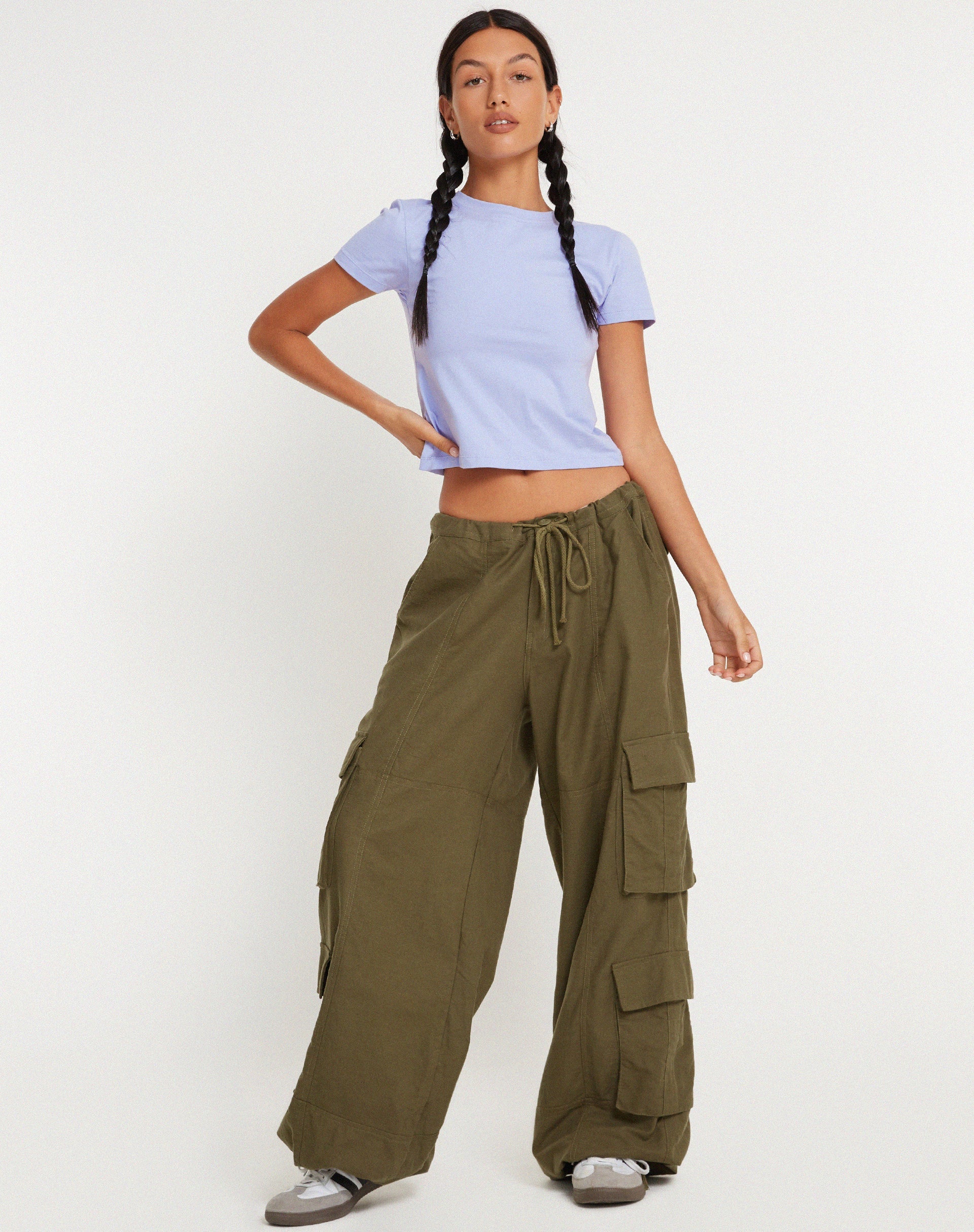 Afbeelding van Surtie Crop Top in Pastel Lilac