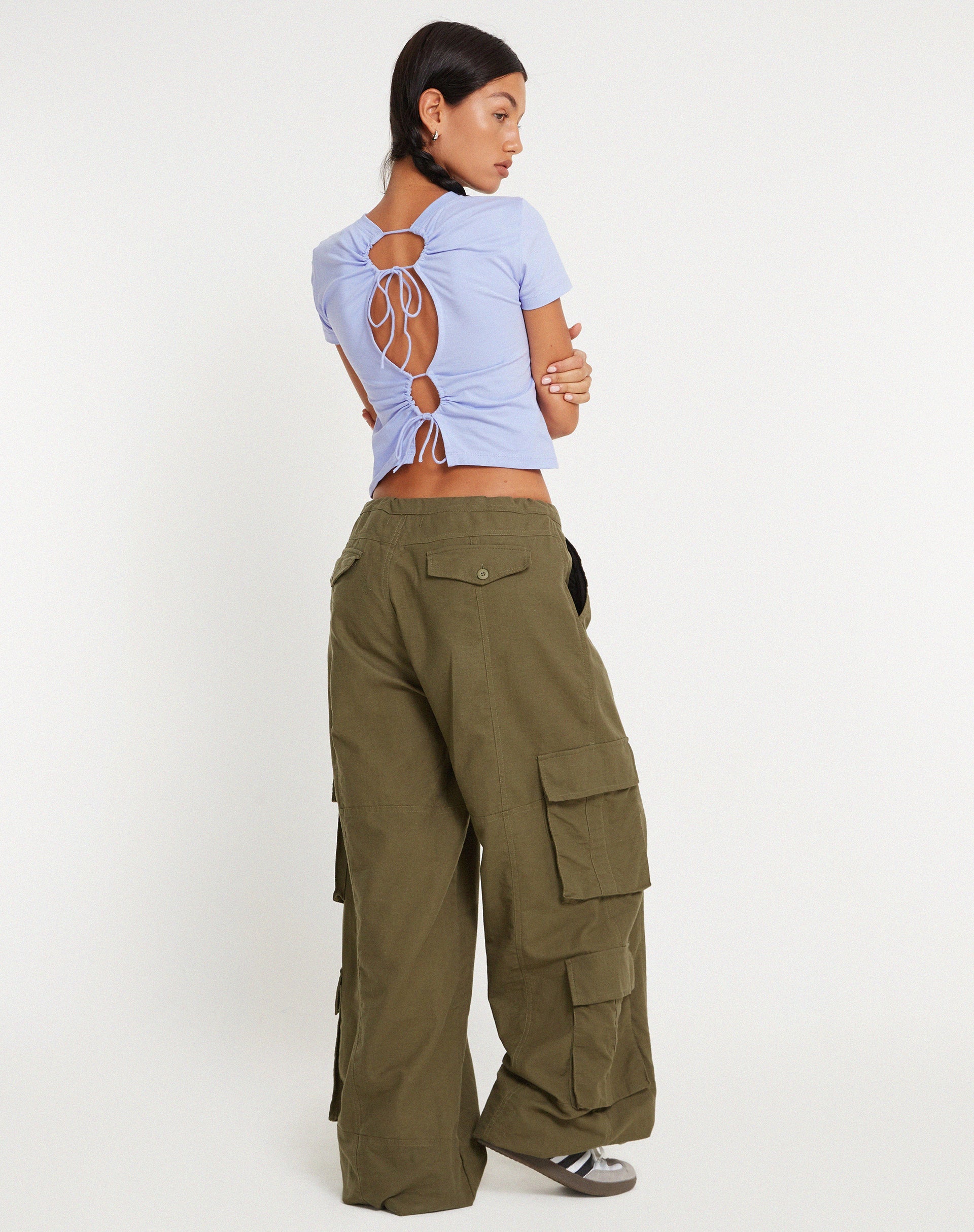 Afbeelding van Surtie Crop Top in Pastel Lilac