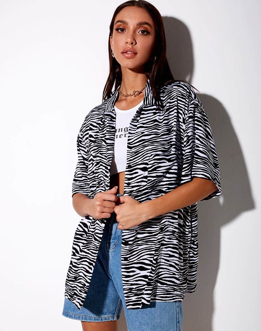 Taelsa overhemd in Classic Zebra