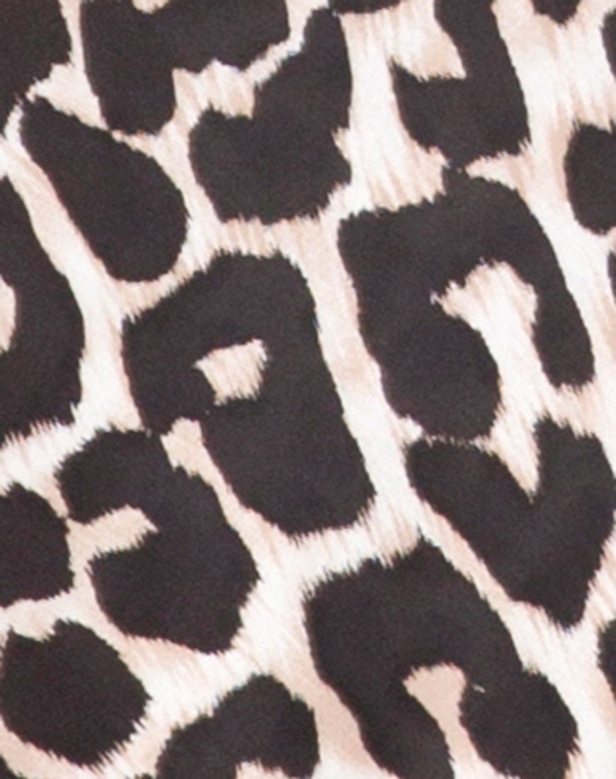Afbeelding van Tauri Midi rok in oversized Jaguar