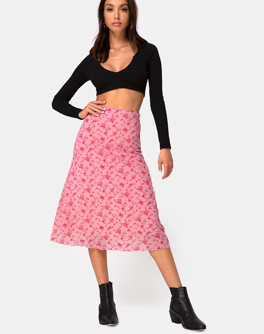 Taura rok in Love Bloom Pink Flock