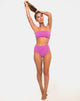 Afbeelding van Taya Bikinibroekje in Crinkle Rib Violet