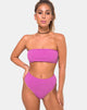 Afbeelding van Taya Bikinitop in ribfluweel Violet