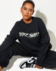 Afbeelding van Ted Sweatshirt in Vintage Zwart Bitterzoet
