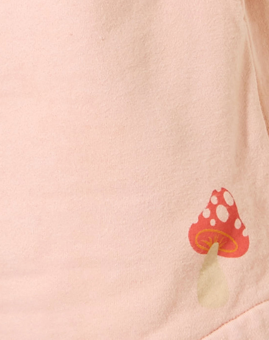 Terry Short in Wash Out Peach Mushroom