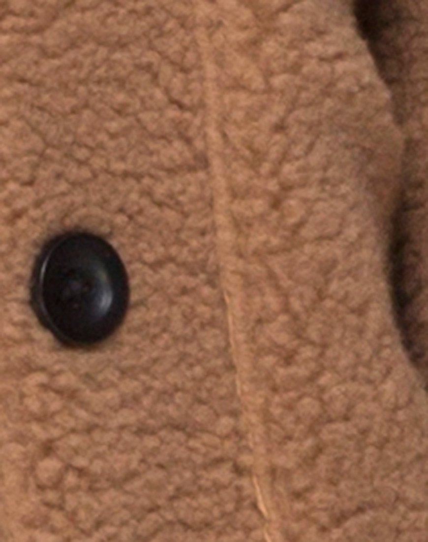 Afbeelding van Teddy stofjas in Faun