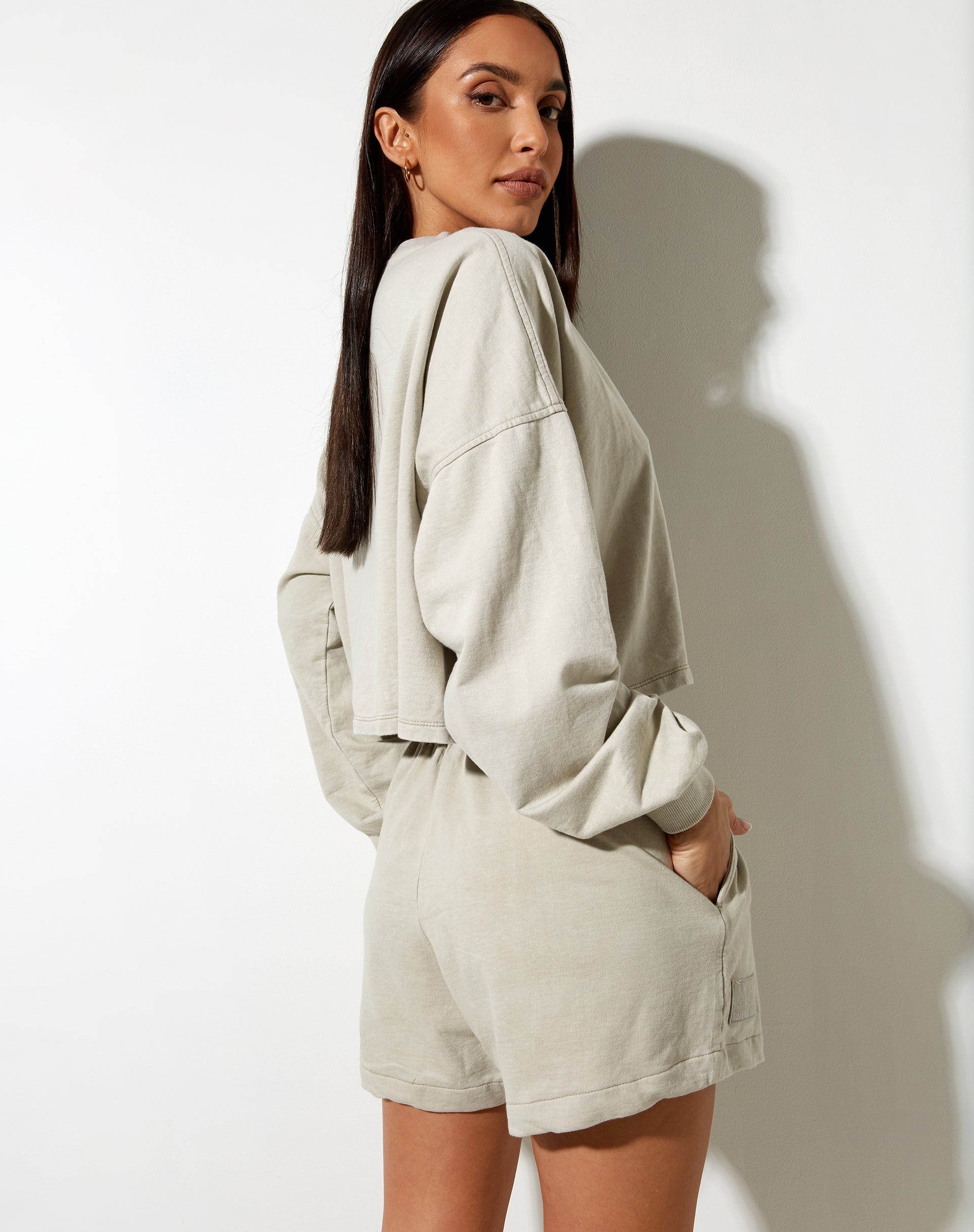 Afbeelding van Terry Short in Kokosmelk Cherubijn Lamour Label Embro