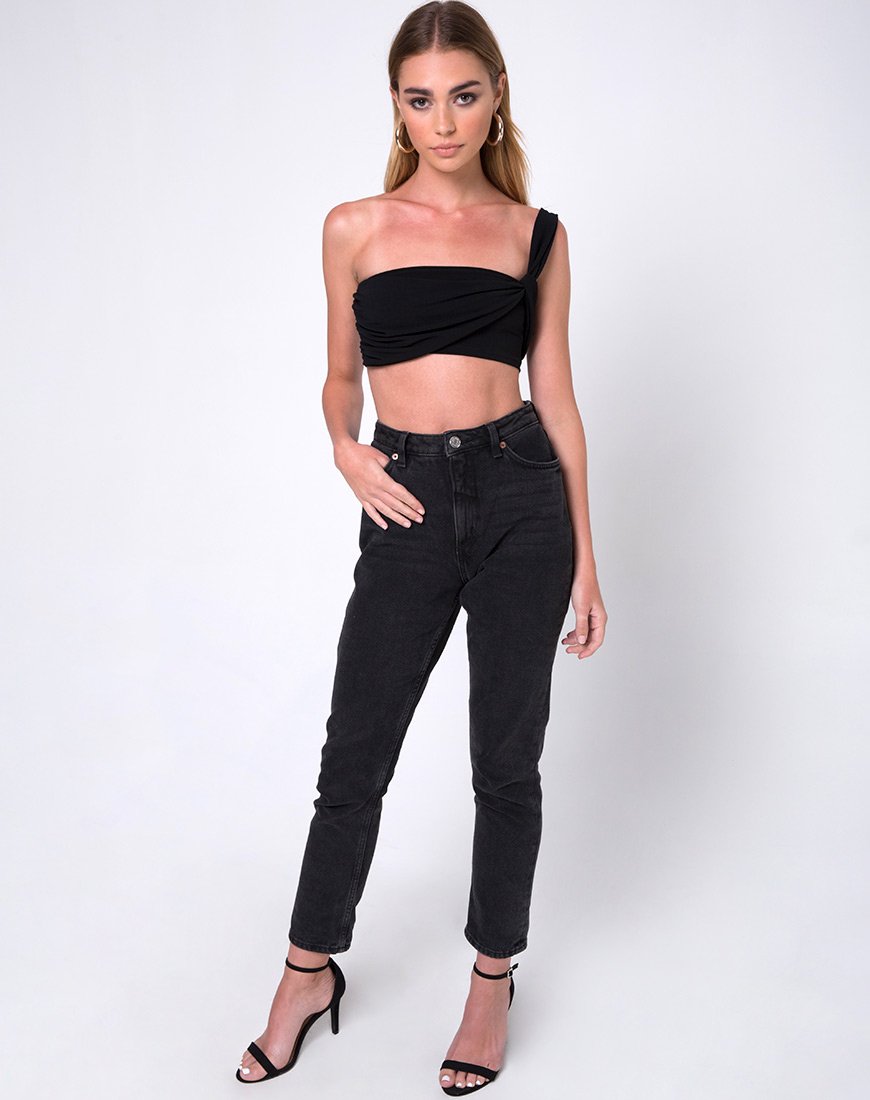 Afbeelding van Tetric Crop Top in Zwart