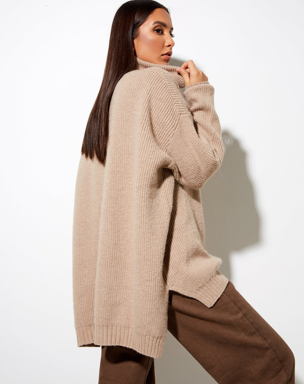 Thach trui in grijs beige