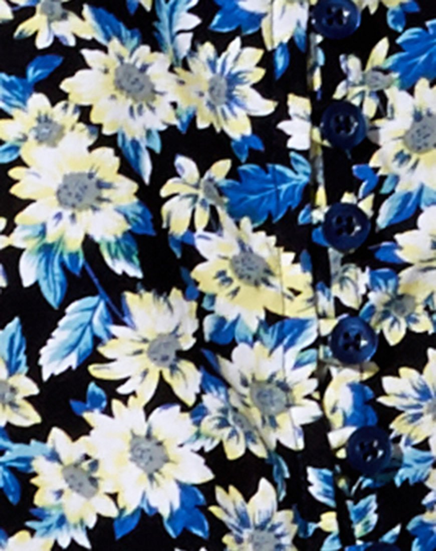 Afbeelding van Theda Midi Dress in Asterblauw