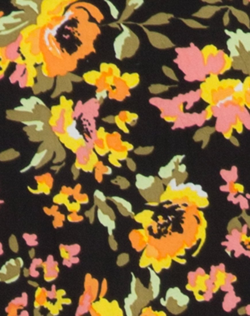 Afbeelding van Mosca Plunge Top in Agatha Bloem