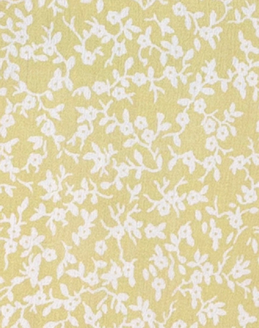 Afbeelding van Tindra Midi rok in Crinkle Botanic Mint Foam