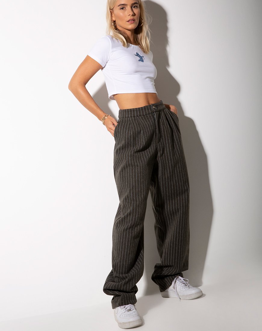 Tindy Crop Top in Wit Cupido Embro