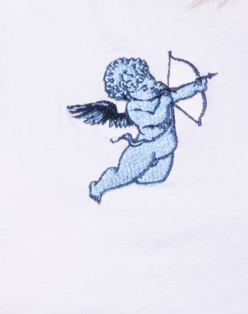 Afbeelding van Tindy Crop Top in Wit Cupido Embro