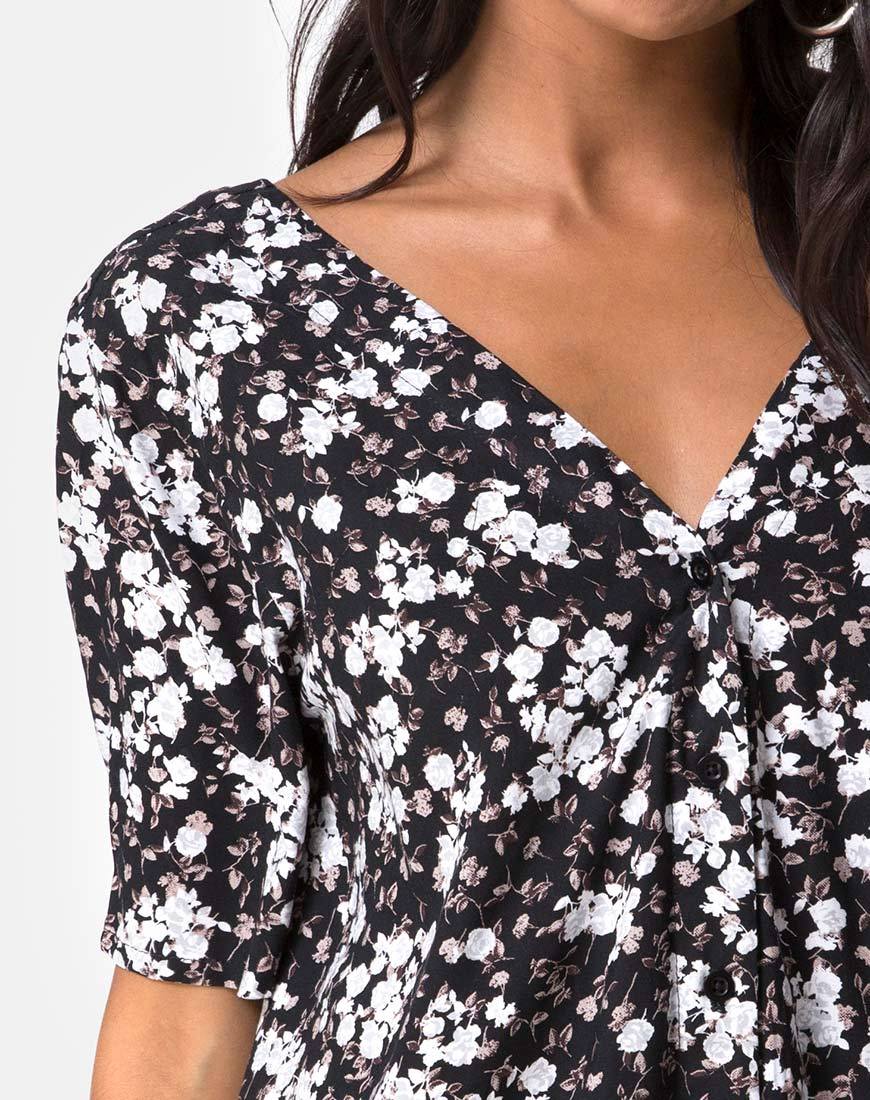 Afbeelding van Crosena Swing Dress in Dark Wild Flower