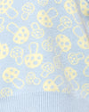 Baby paddestoel blauw en geel