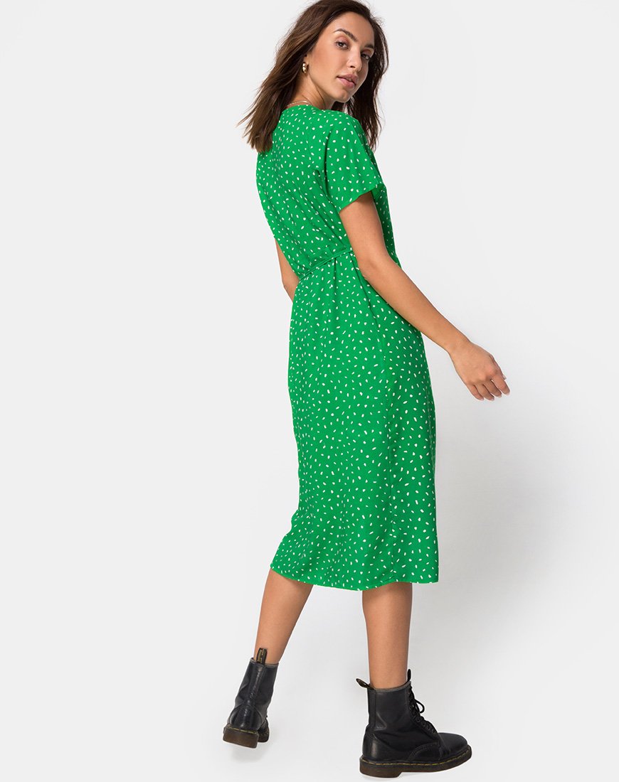 Trasti wikkeljurk in Mini Diana Stip Groen