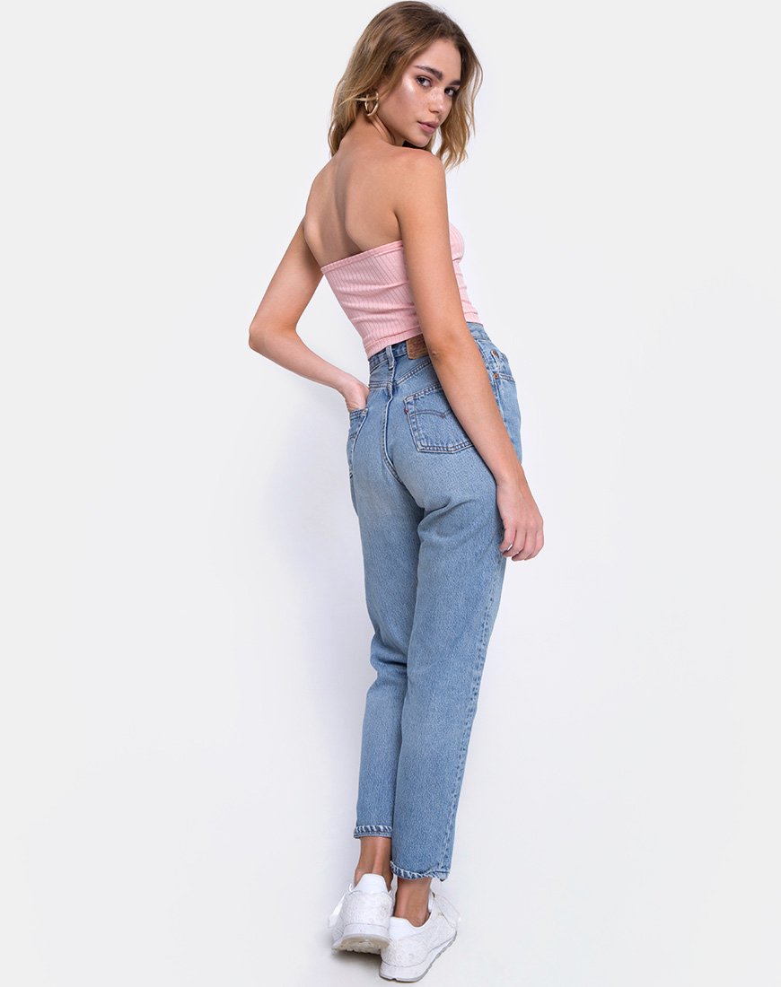 Afbeelding van Tube Top in Geribd Blush