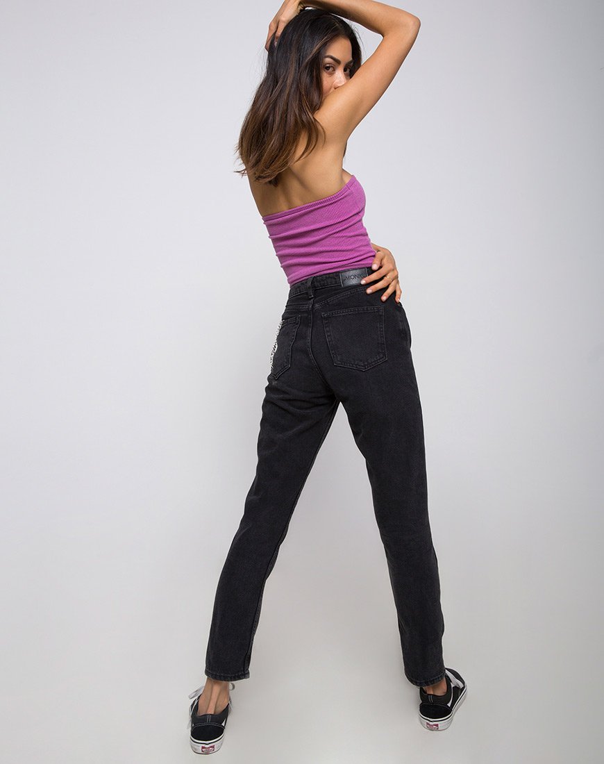 Afbeelding van Tube Top in Baby Rib Violet