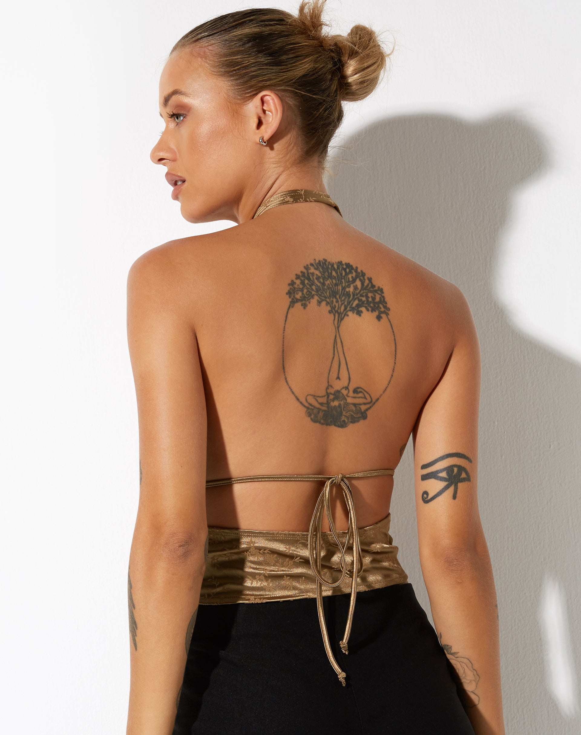 Afbeelding van Tukasa Corset Top in Botanist Flocking Olive
