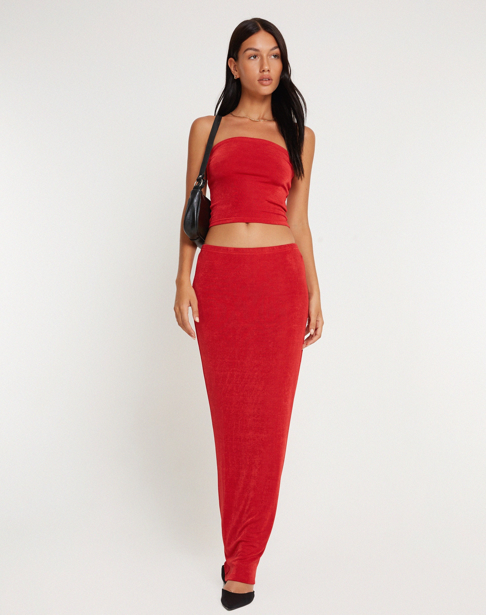 Afbeelding van Tulus Maxi Rok Rood