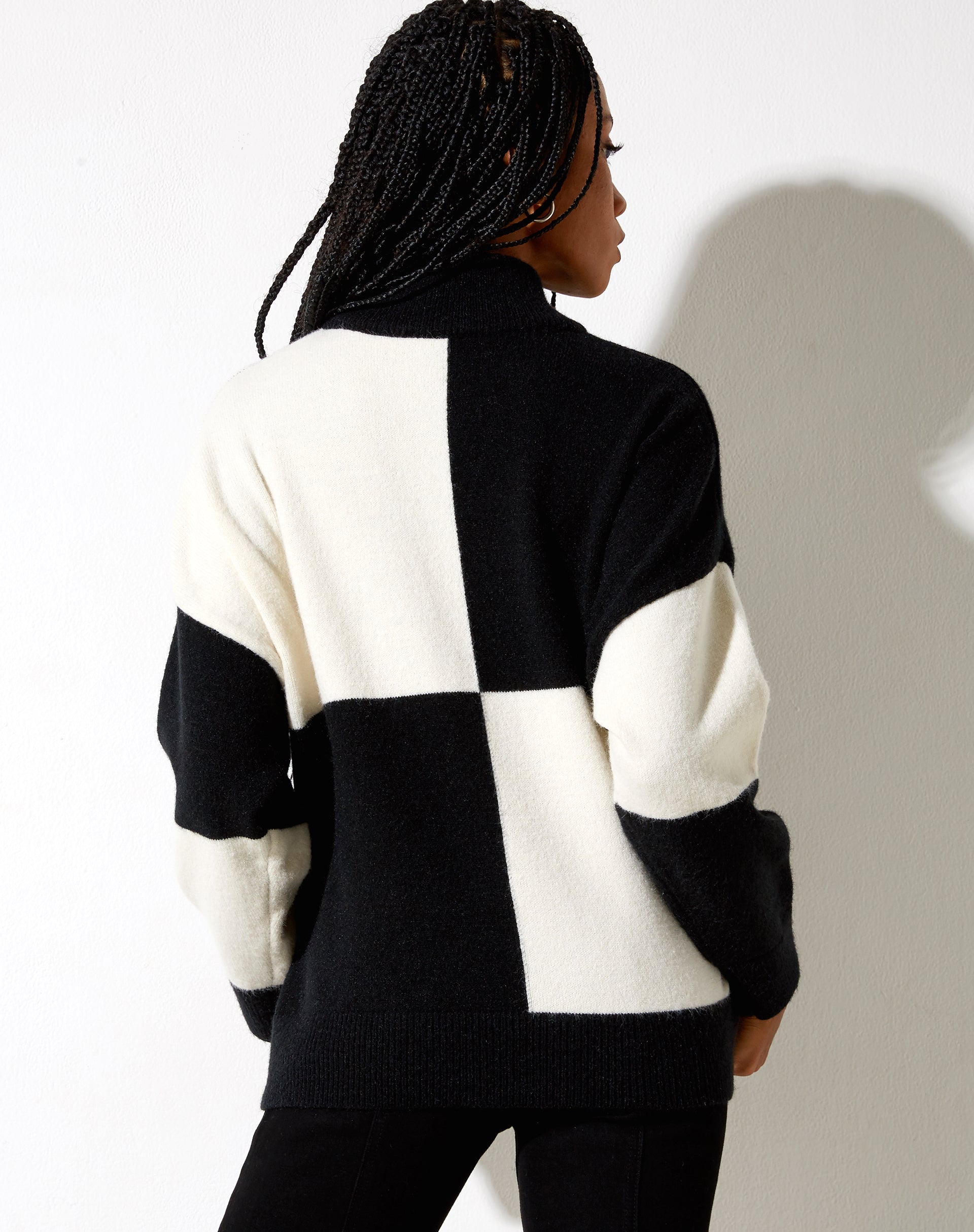 Afbeelding van Tusca Sweatshirt in zwart en crème