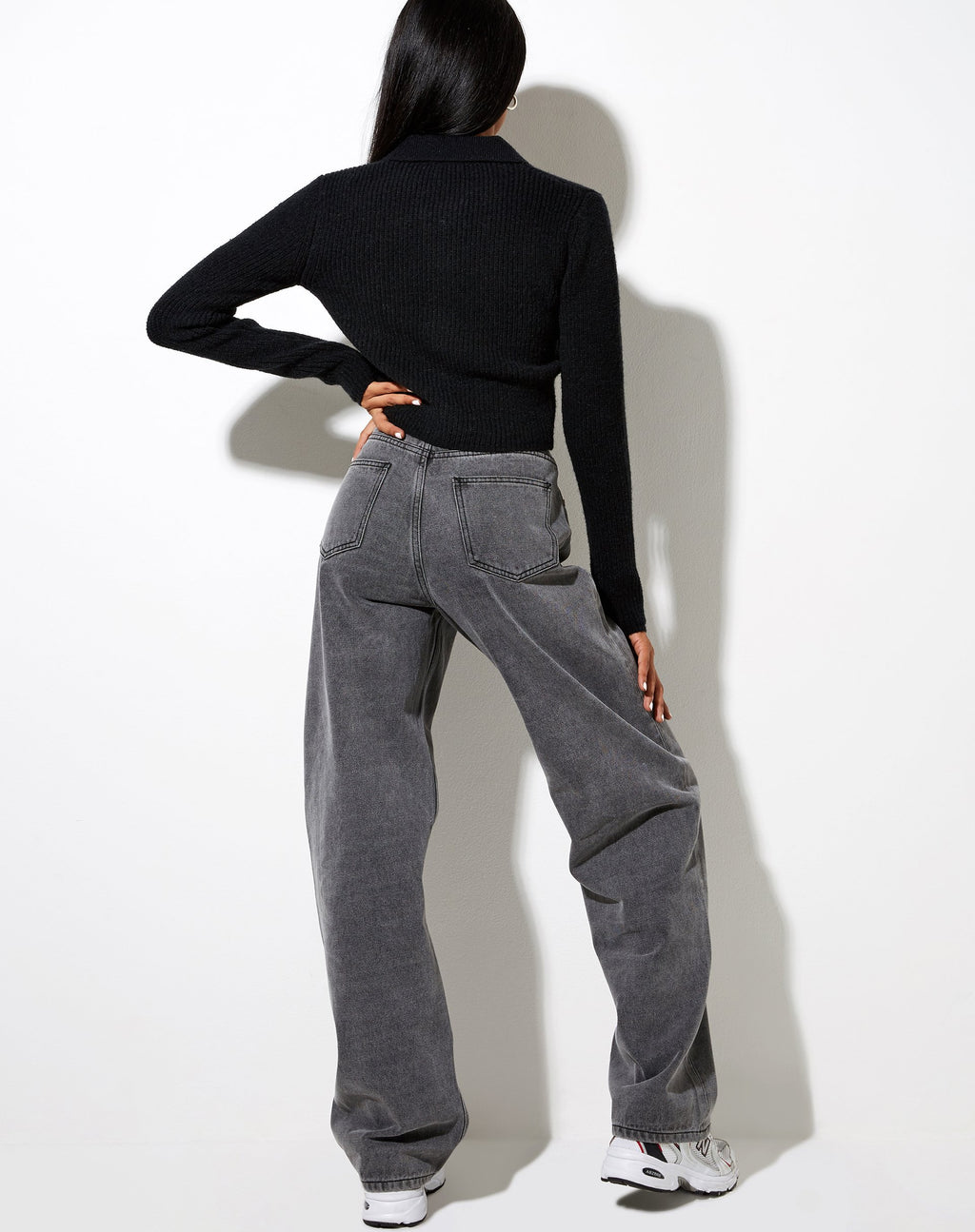 Tuzip Cardi in gebreid zwart
