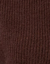 Gebreid Choco Bruin