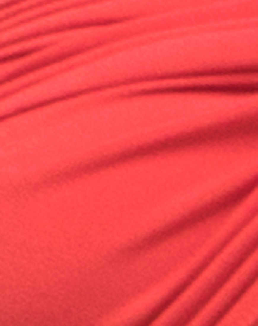 Afbeelding van Twisted Bandeau Top in Burnt Orange