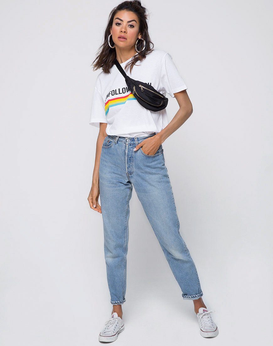 Afbeelding van Oversize Basic T-shirt in I unfollowed You