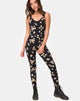 Afbeelding van Unitard in Grunge Daisy Floral
