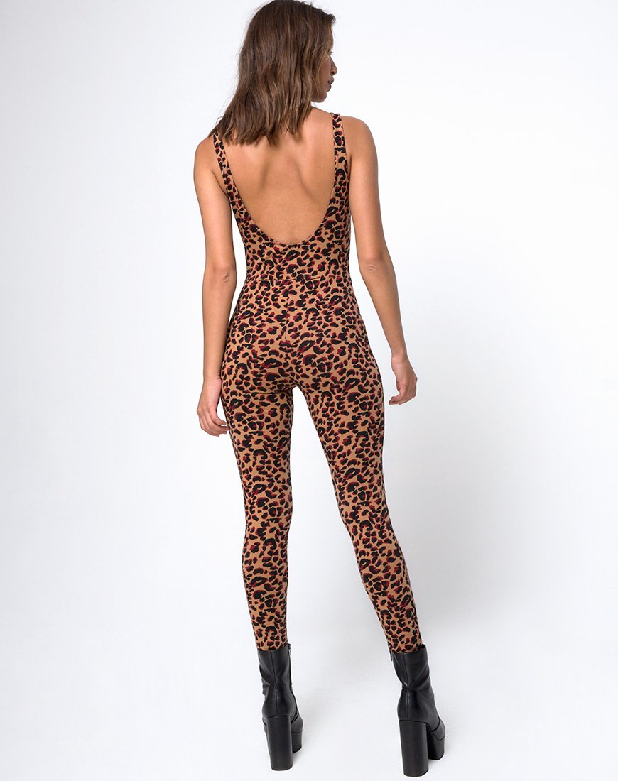 Afbeelding van Unitard in Jungle Leopard