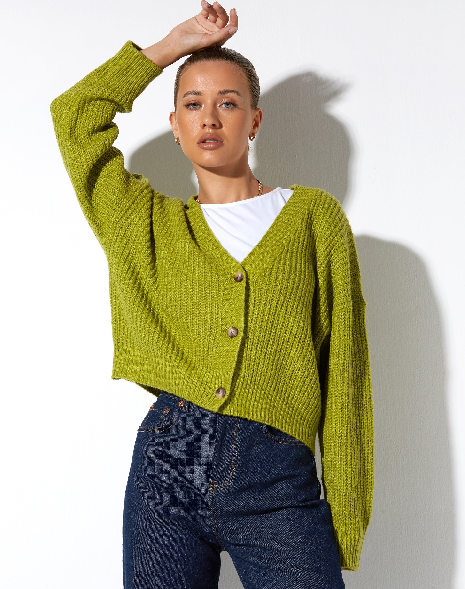 Afbeelding van Faya Vest in Knit Sour Apple