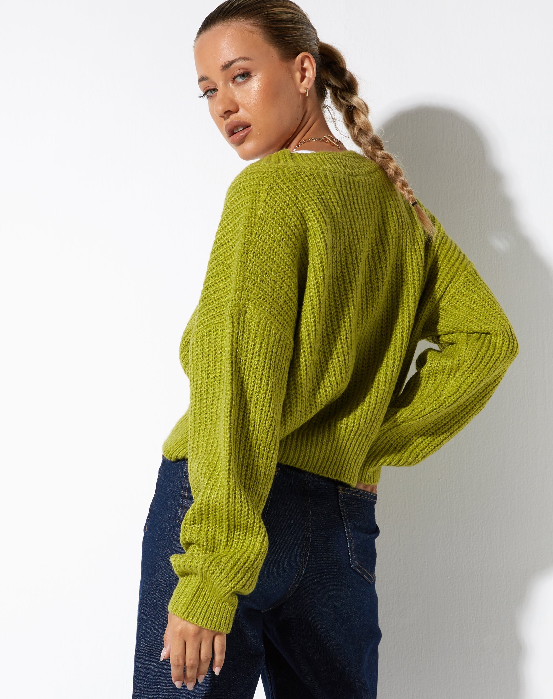 Afbeelding van Faya Vest in Knit Sour Apple