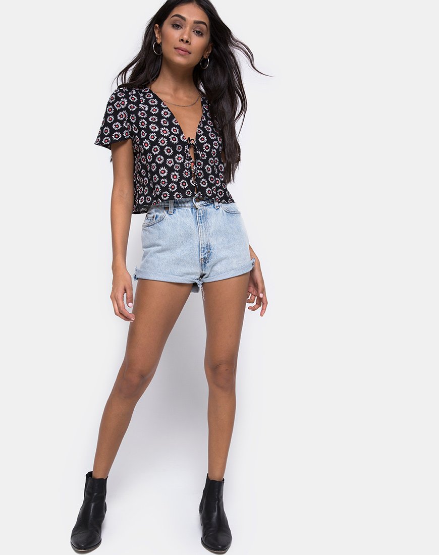 Afbeelding van Vaco Blouse in Dansend Madeliefje
