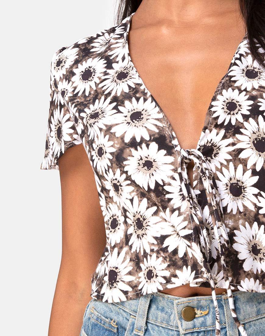 Afbeelding van Vaco Blouse in Geverfde Daisy